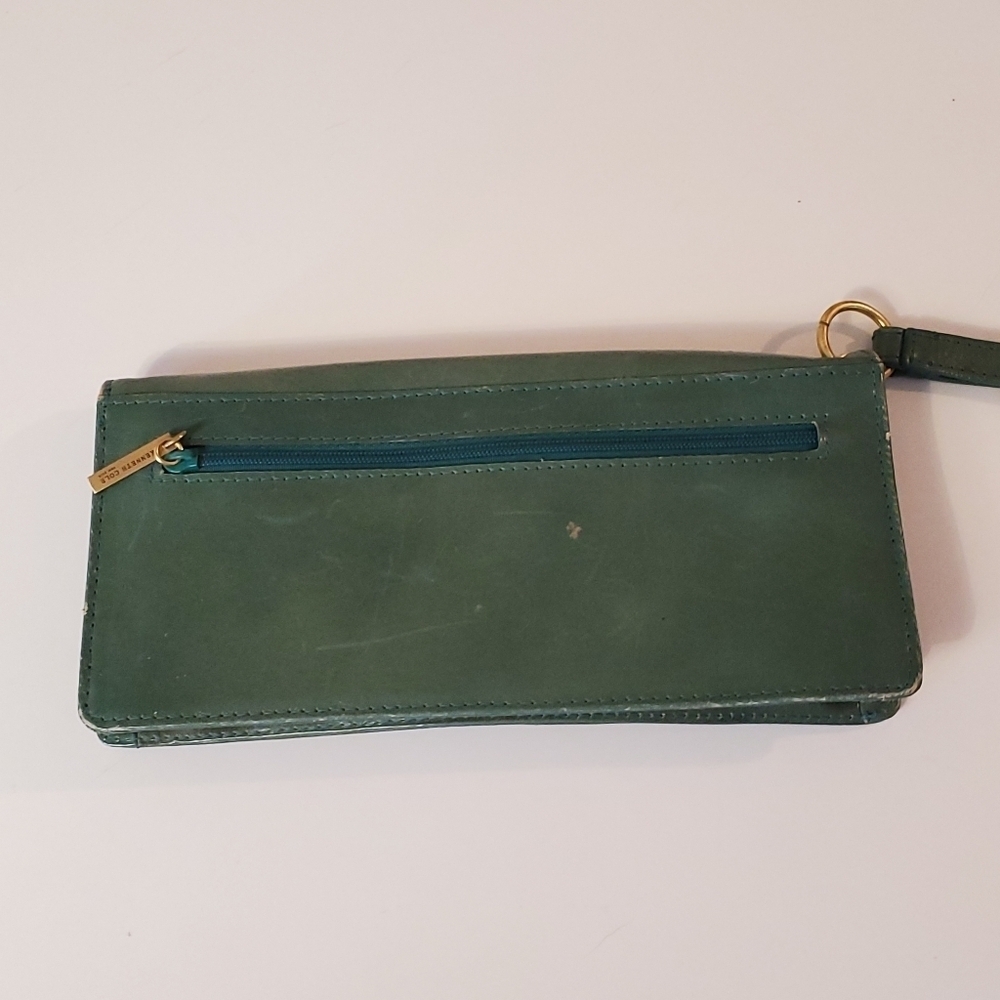 Kenneth Cole New York Green Leather Wallet - Picture 10 of 11